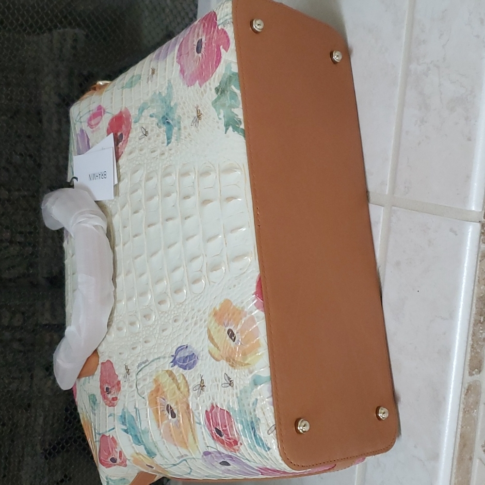 🥳🎈HOST PICK!🎈🥳  🌼 🌸 BRAHMIN Multi Papaver Large Duxbury Satchel 🌼 🌸 - Picture 12 of 14